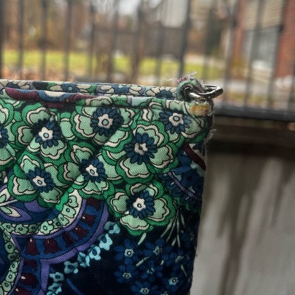 Vera Bradley Paisley Quilted Clutch 13” X 13” - Picture 4 of 5